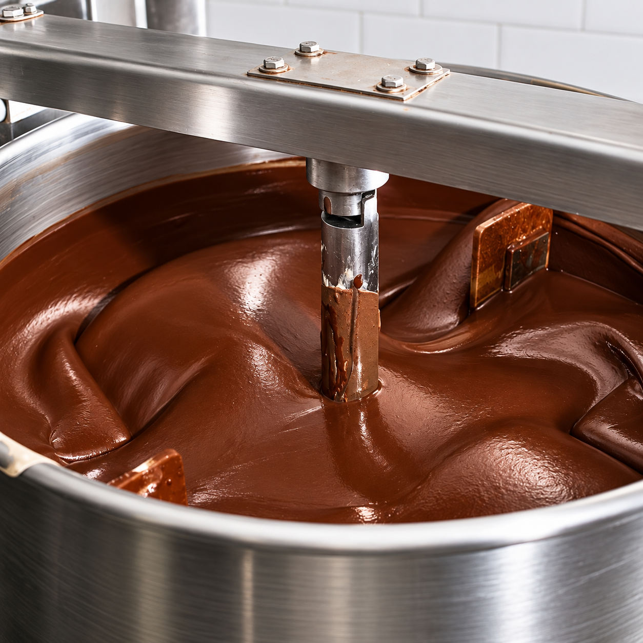 Chocolates Atienza elaborando chocolate artesanal en Ateca