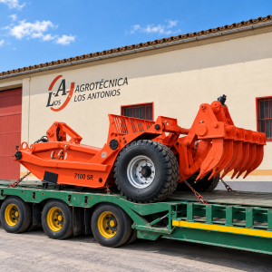 Agrotécnica Los Antonios fabricando maquinaria agrícola en Tauste
